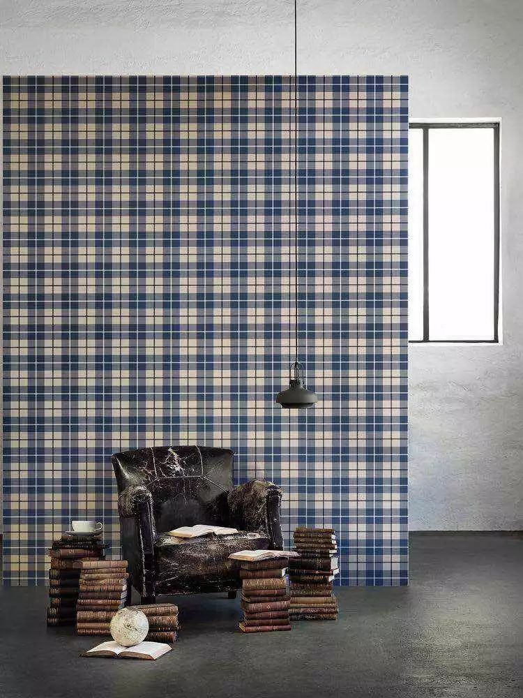 Sandberg's Rydal Plaid Wallpaper Collection