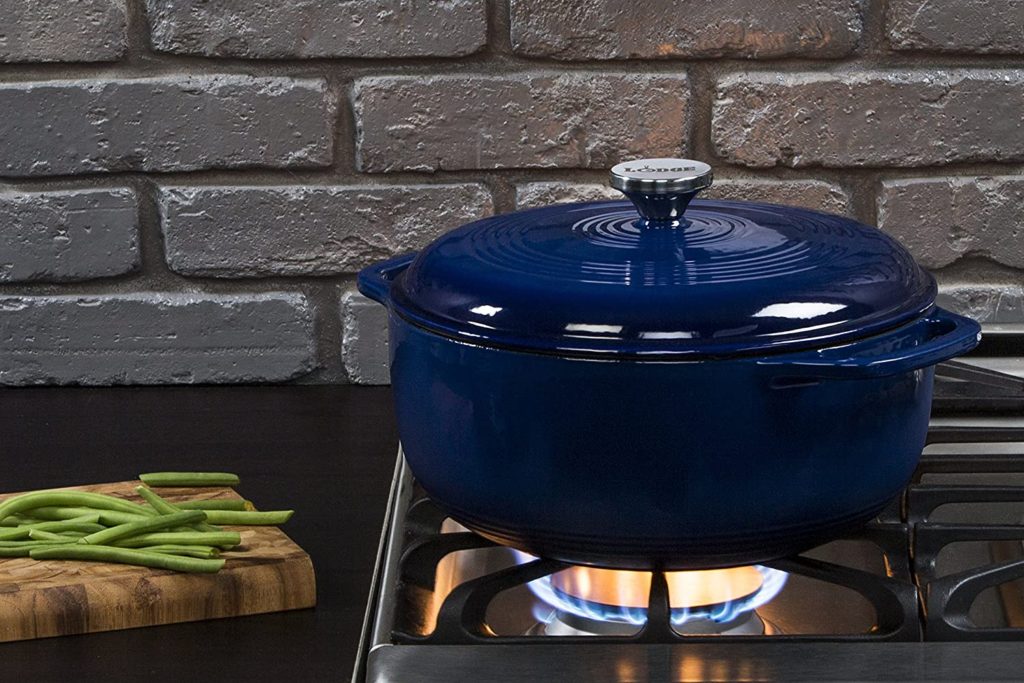 cast iron enamel dutch oven